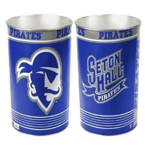    Collegiate Tapered Wastebasket   Seton Hall