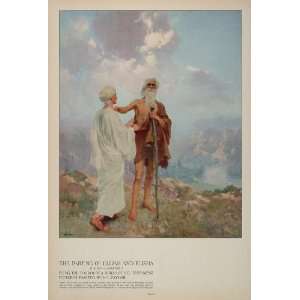   Elisha OT Prophet William Ladd Taylor   Original Print