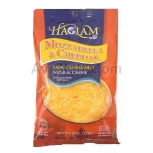 Haolam Mozzarella & Cheddar Fancy Shredded Natural Cheese 8 oz  