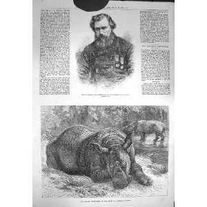  1872 Isaac Jarman Coxswain Life Boat Rhinocerous