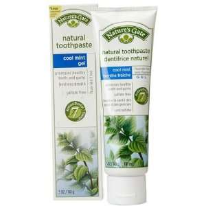  Natures Gate Natural Toothpaste with Fluoride Cool Mint 5 