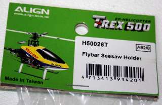 Align T rex 500 Flybar Seesaw Holder ~AGNH50026  