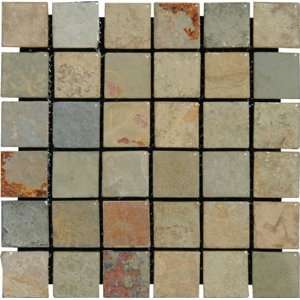  Slate Mosaic Tiles for Backsplash, Shower Walls, Bathroom Floors 