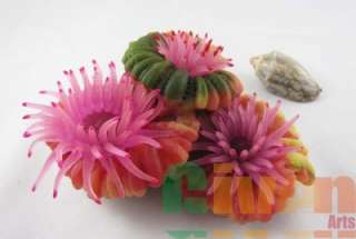   Fish Tank Silicone Sea Anemone Artificial Coral Ornament SH014A  