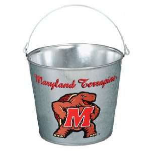   Maryland Terrapins Bucket 5 Quart Galvanized Pail