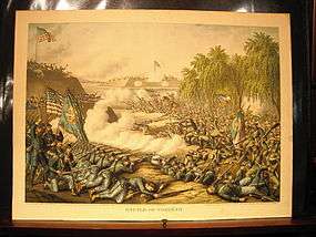 Kurz & Allison Battle Of Corinth 1891 Lithograph  