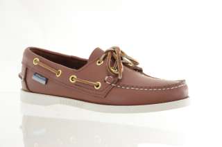 Sebago Womens Boat Shoes B58056 Docksides Saddle Tan Leather  