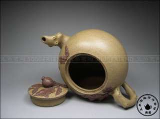 5000friend Interesting Yixing ZiSha Pottery Old Guava Teapot  