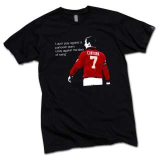 Eric Cantona Man United T Shirt Jersey S M L XL Man Utd  