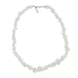    Necklace 45 cm composed of genuine rough Quartz D Gem Jewelry