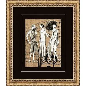  Framed Giclee Print   Fashion Study A