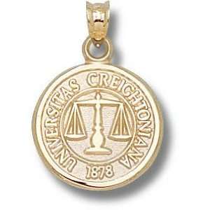  Creighton Bluejays Solid 10K Gold Justice Scales Pendant 