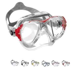  Cressi Eyes Evolution Crystal Clear Silicone Scuba Diving 