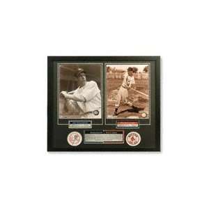   and Ted Williams Framed Rivalry Picture 