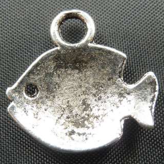  15pcs tibetan silver fish Charms 19x18mm  