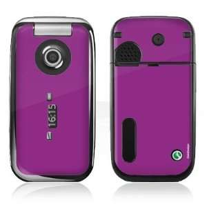  Design Skins for Sony Ericsson Z610i   Lila Design Folie 