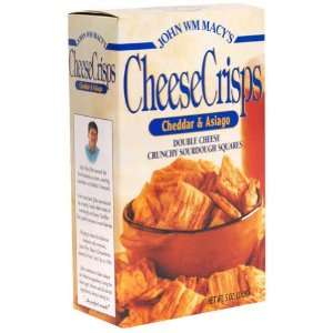 Macys, Cheese Crisp Asiago Cheddar Grocery & Gourmet Food
