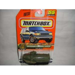 MATCHBOX #55 OF 100 MILITARY SERIES AMPHIBIOUS PERSONNEL CARRIER 2000 