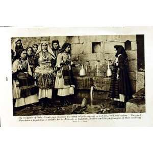  c1920 SERBS CROATS SLOVENES PEOPLE MACEDONIA PEASANTS 