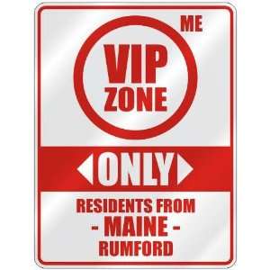   RESIDENTS FROM RUMFORD  PARKING SIGN USA CITY MAINE