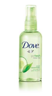  Dove go fresh Cool Essentials Body Mist, 3 Ounce (Pack of 