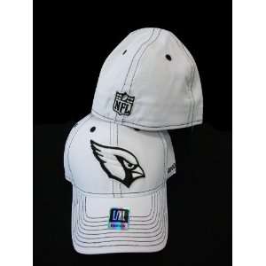  Arizona Cardinals White Shadow Flex Fit Hat / Cap Sports 