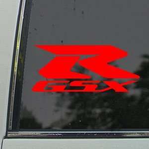 Suzuki Red Decal GSXR Hayabusa 600 GSX 1300R Car Red 