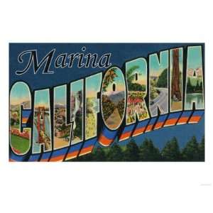  Marnia, California   Large Letter Scenes Giclee Poster 