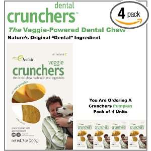 Frolick Veggie Crunchers with Real Pumpkin, 7  Ounce (Pack of 4)