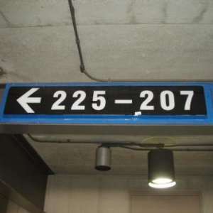  240 226 (Right Arrow) Section Sign From Giants Stadium 