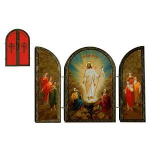   Resurrection of Christ Triptyche Icon, Orthodox Icon 