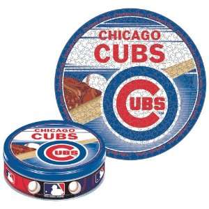  Wincraft Chicago Cubs Round Puzzle Tin