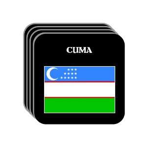  Uzbekistan   CUMA Set of 4 Mini Mousepad Coasters 