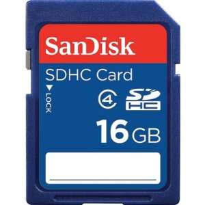 Sandisk Sdhc Memory Card 16gb