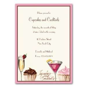  Cupcakes and Cocktails Invitation