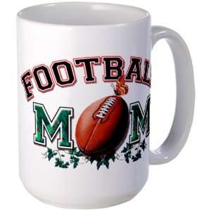  Large Mug Coffee Drink Cup Football Mom with Ivy 