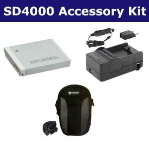  Canon PowerShot SD4000 IS Digital Camera Accessory Kit 
