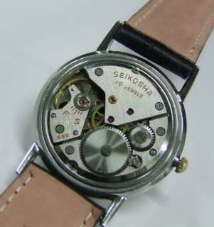 RARE 60S SEIKO CRONOS CROWN SILVER DIAL MANS  