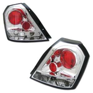 Chevy Aveo Tail Lights Chrome Clear Taillights 2004 2005 2006 2007 04 