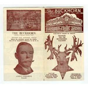  Buckhorn Curio Store Museum Hall of Horns San Antonio 1939 