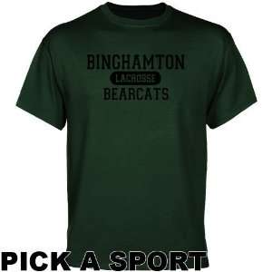  Binghamton Bearcats Custom Sport T shirt   Green Sports 