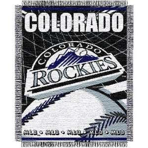 Colorado Rockies MLB Triple Woven Jacquard Throw (MLB Series) (48x60)