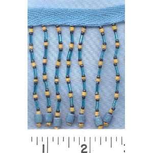  Beaded Trim   Scintillating   Blue By The Each Arts 