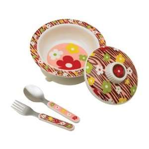  Sugar Booger Forest Flowers Divided Suction Bowl Dinner 