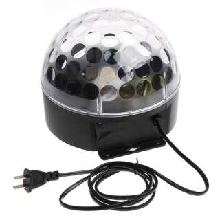   Stage Lighting Voice activated LED RGB Crystal Magic Ball Effect Light