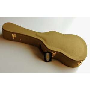   ARCHED TOP TWEED CLASSICAL GUITAR HARD CASE Musical Instruments