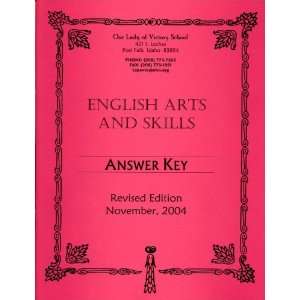  English Arts & Skills Answer Key