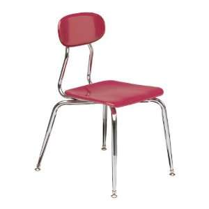  Scholar Craft 187AC Solid Plastic Stack Chair with Arm 