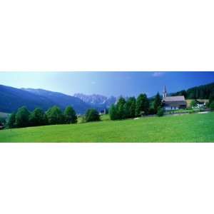  Country Churches Near Dachstein Gosau Austria Photographic 