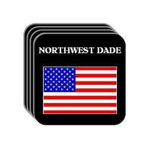  US Flag   Northwest Dade, Florida (FL) Set of 4 Mini 